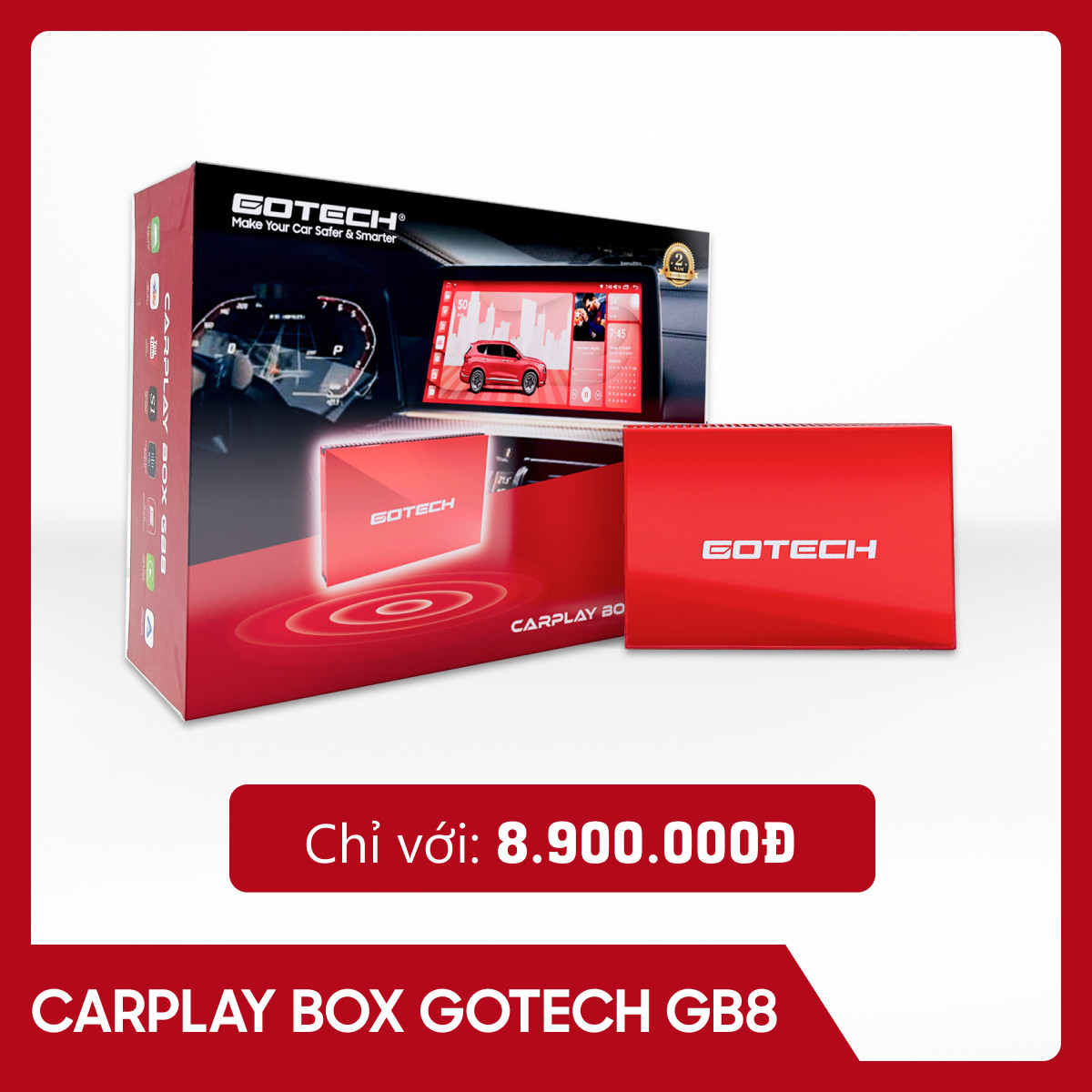 Gotech: Android box ô tô của Gotech