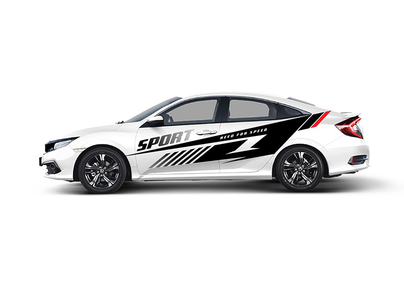 dán decal và tem xe ô tô honda civic