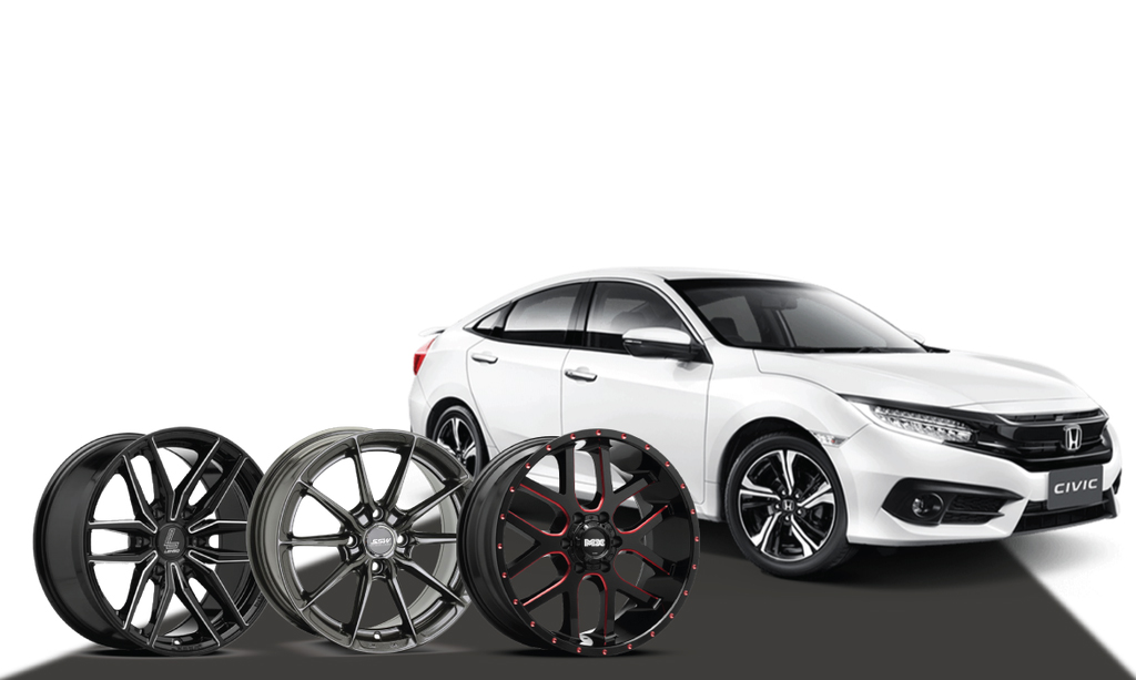nâng cấp mâm và lốp xe ô tô honda civic